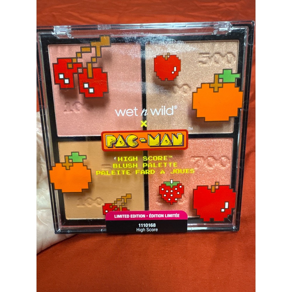 Wet n Wild x PAC-MAN High Score Blush Palette Limited Edition 1110168 Retro NWOT